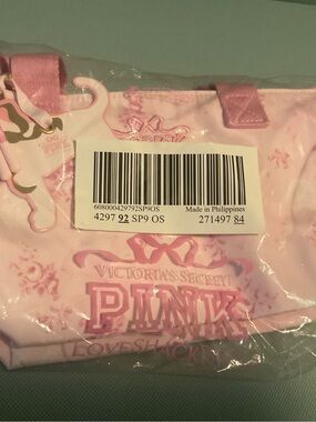 Victoria's Secret PINK Loveshack Fancy Small Pink Tote Bag New